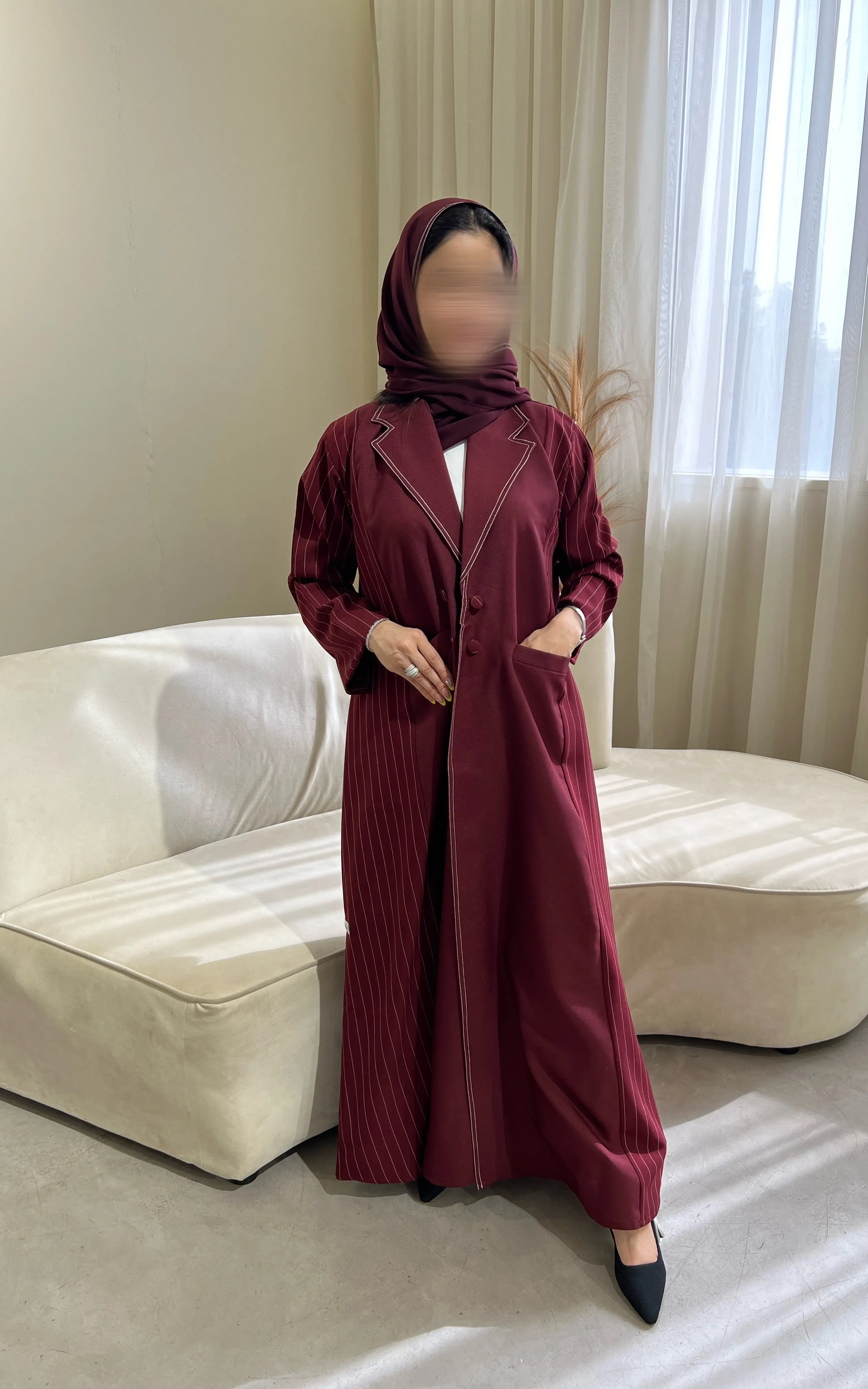 Plaid Abaya